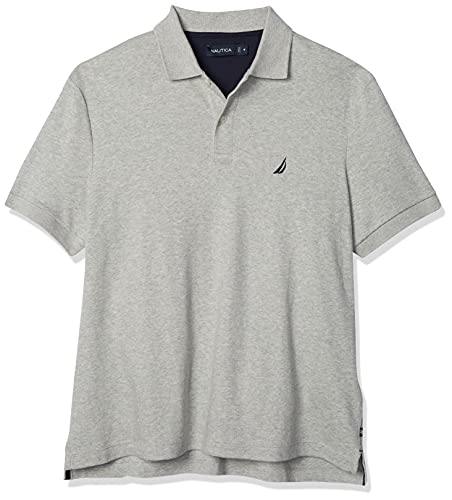 Nautica Men's Classic Fit Short Sleeve Solid Soft Cotton Polo Shirt - JOY2ESpree
