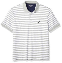 
                        
                          गैलरी व्यूवर में इमेज लोड करें, Nautica Men's Classic Fit 100% Cotton Soft Short Sleeve Stripe Polo Shirt - JOY2ESpree
                        
                      