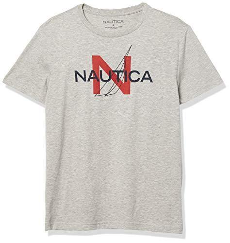 Nautica Men's Short Sleeve 100% Cotton Nautical Series Graphic Tee - JOY2ESpree