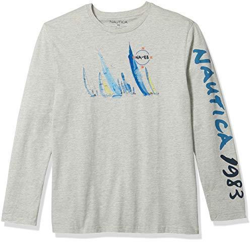 Nautica Men's Logo Graphic Long Sleeve T-Shirt - JOY2ESpree