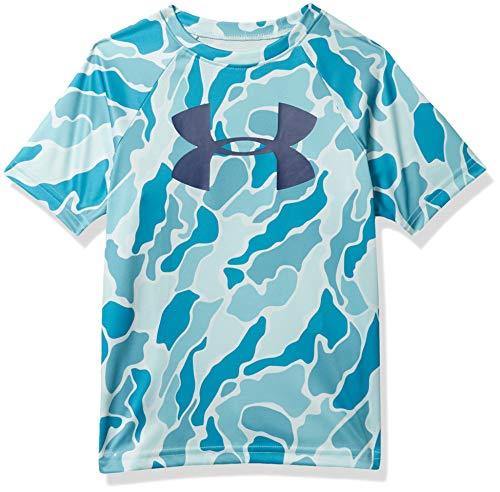 Under Armour Boys' Tech Big Logo Printed Short Sleeve Gym T-Shirt