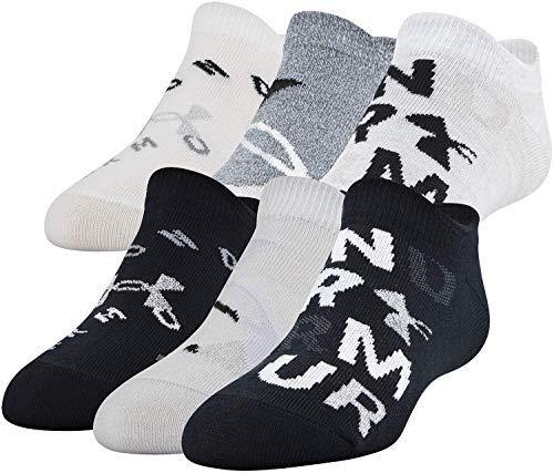 Under Armour Youth Essential 2.0 No Show Socks, 6-Pairs