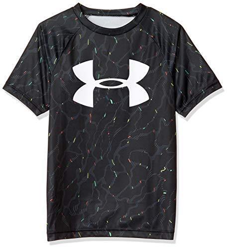 Under Armour Boys' Tech Big Logo Printed Short Sleeve Gym T-Shirt