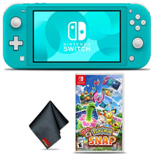 
                        
                          Cargar imagen en el visor de la galería, Nintendo Switch Lite (Gray) Gaming Console Bundle with Pokemon Snap Game and Cleaning Cloth - JOY2ESpree
                        
                      