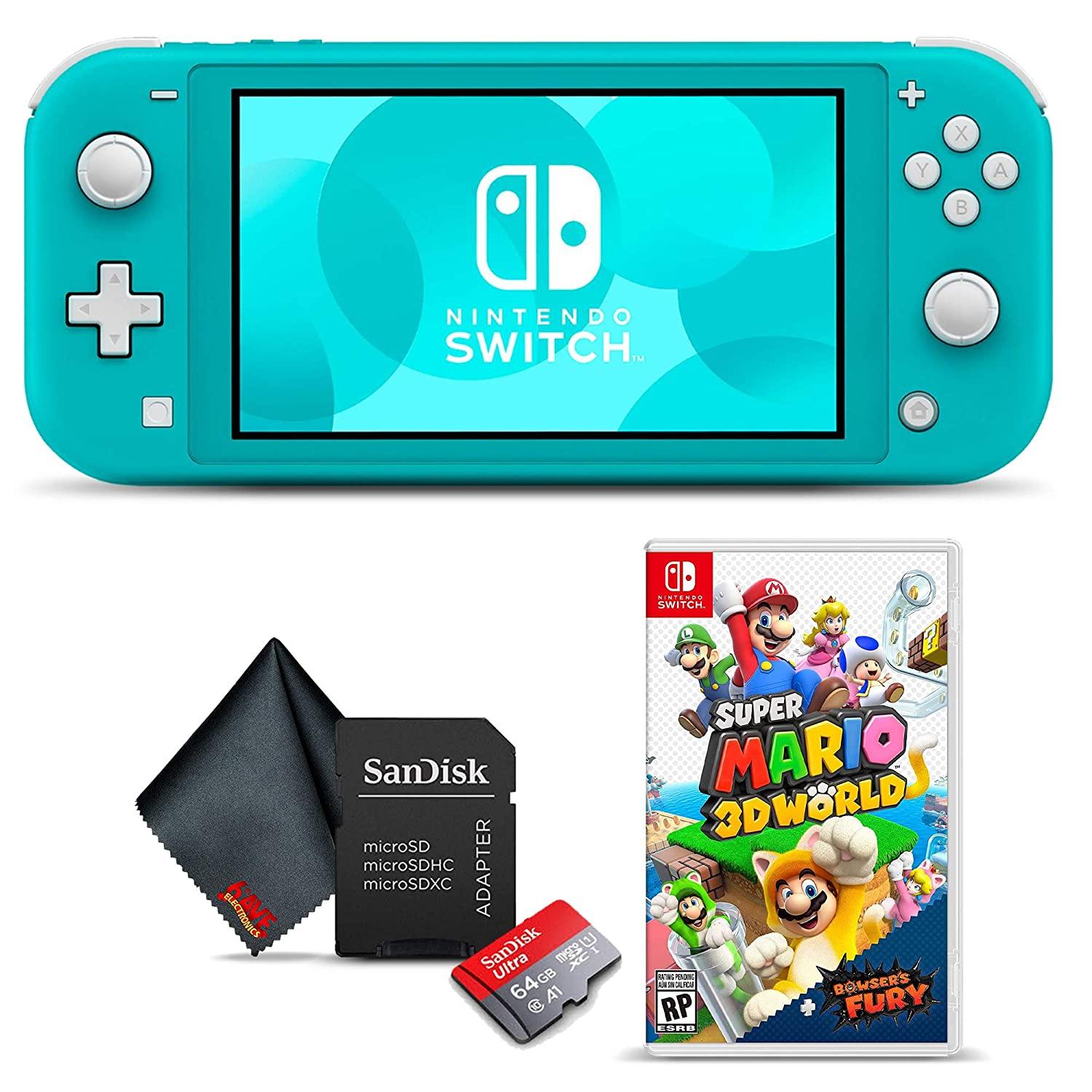 Nintendo Switch Lite Coral (HDHSPAZAA) Gaming Console Bundle - JOY2ESpree