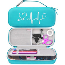 
                        
                          Load image into Gallery viewer, BOVKE Travel Case for 3M Littmann Classic III, Lightweight II S.E, Cardiology IV Diagnostic, MDF Acoustica Deluxe Stethoscopes
                        
                      