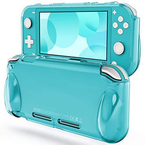 JETech Protective Case for Nintendo Switch Lite 2019, Grip Cover with Shock-Absorption and Anti-Scratch Design, HD Clear - JOY2ESpree