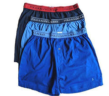 
                        
                          Load image into Gallery viewer, Polo Ralph Lauren Classic Fit w/Wicking 3-Pack Knit Boxers
                        
                      