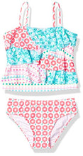 
                        
                          Cargar imagen en el visor de la galería, Tommy Bahama Girls' Flounce Ruffle Tankini Two Piece Bikini Set
                        
                      