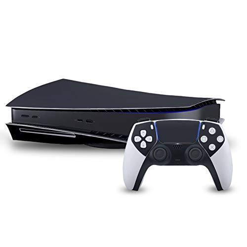 MATTE BLACK Vinyl Decal Mod Kit for PlayStation 5 (PS5) console by System Skins - JOY2ESpree
