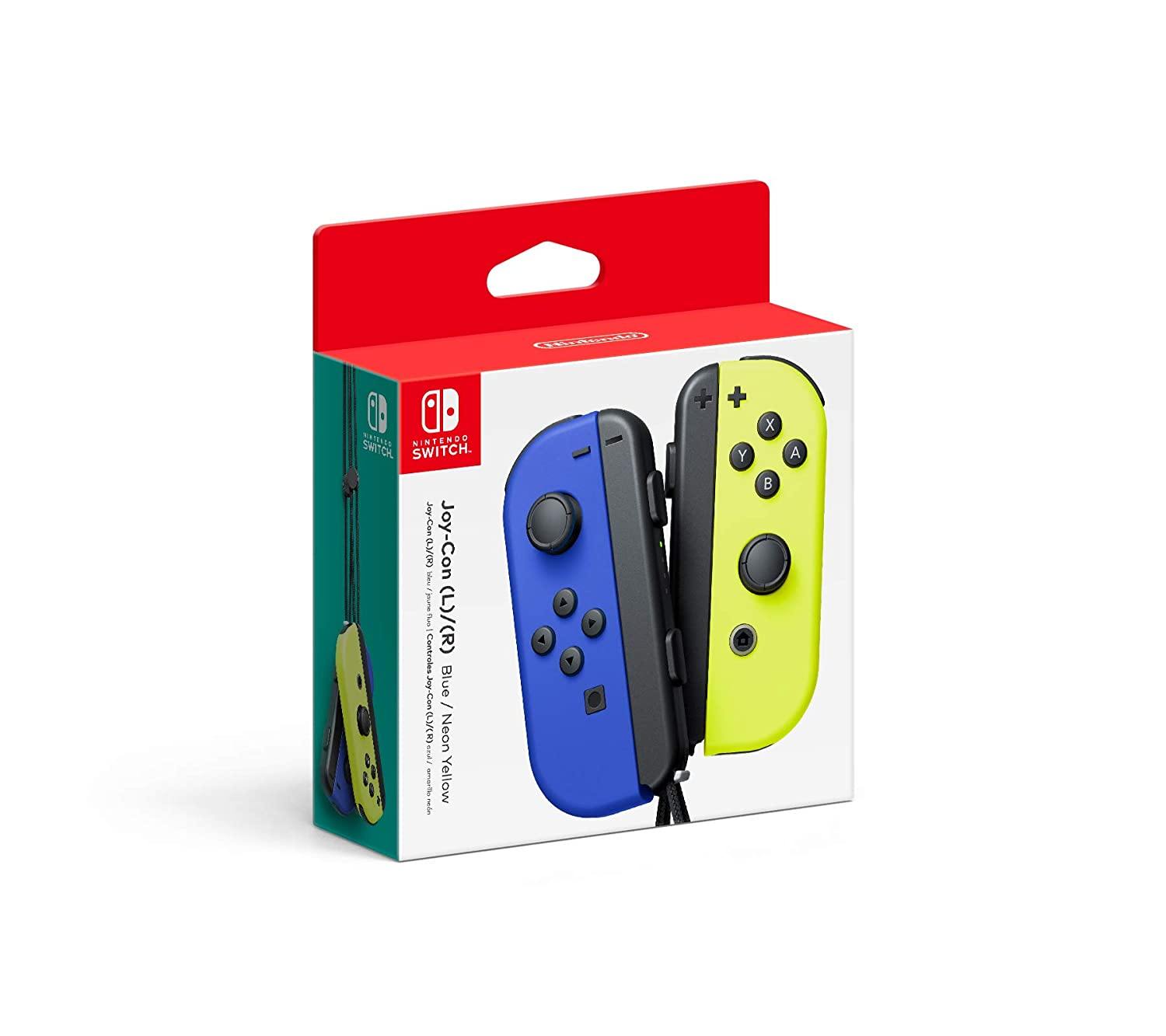 Nintendo Blue/ Neon Yellow Joy-Con (L-R) - Switch - JOY2ESpree