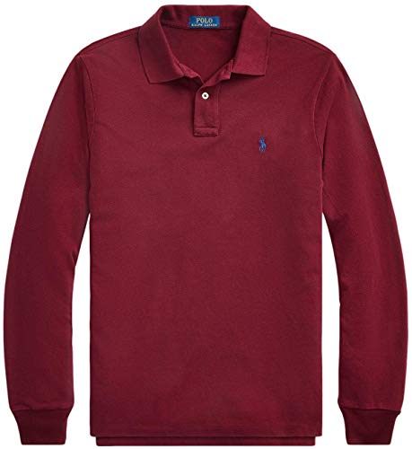 POLO RALPH LAUREN Men's Long Sleeve Mesh Polo Shirt