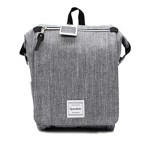KJARAKÄR Backpack | Classic & Premium Styles | Metal Zippers | Leather Accessories | Gym, Work, School, Diaper Bag