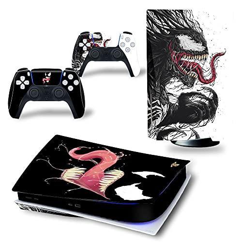 Mmoptop PS5 Skin Aven-GeRs for Playstation 5 Disc Version with Console and Dualsense Controller - Full Set - JOY2ESpree