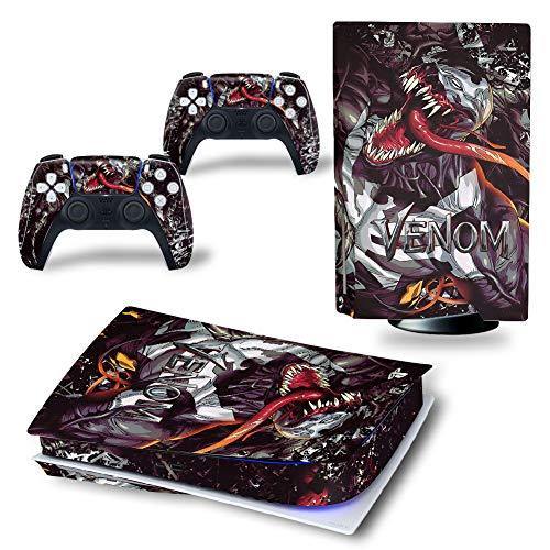 Mmoptop PS5 Skin Aven-GeRs for Playstation 5 Disc Version with Console and Dualsense Controller - Full Set - JOY2ESpree