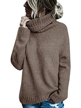 
                        
                          Muat gambar ke penampil Galeri, FISACE Womens Solid Round Neck Oversized Turtleneck Full Sleeve Knitted Sweater Pullover
                        
                      