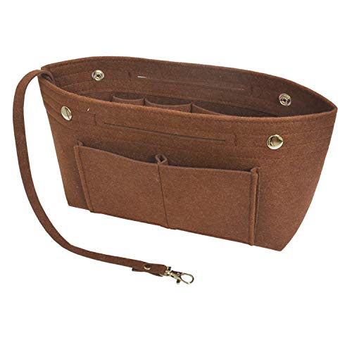 YIICOOLY Felt Tote Handbag Purse Organizer Insert Divider Shaper Bag in Bag