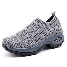 
                        
                          Load image into Gallery viewer, STQ Slip On Breathe Mesh Walking Shoes Women Fashion Sneakers Comfort Wedge Platform Loafers
                        
                      