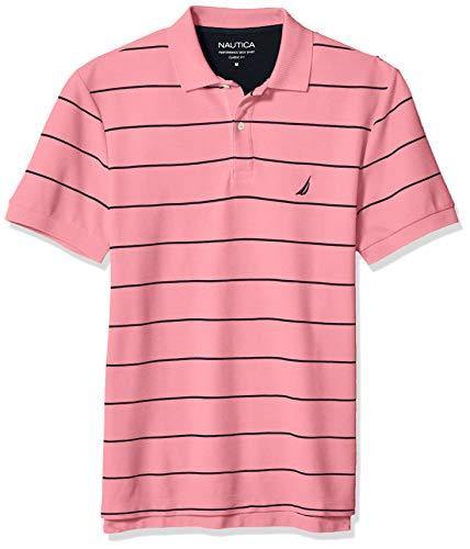 Nautica Men's Classic Short Sleeve Striped Polo T-Shirt - JOY2ESpree