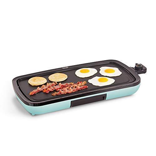 DASH DEG200GBRD01 Everyday Nonstick Electric Griddle for Pancakes, Burgers, Quesadillas, Eggs & other on the go Breakfast - JOY2ESpree