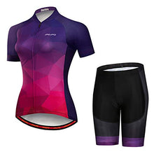 
                        
                          Muat gambar ke penampil Galeri, Women's Cycling Clothing Short Sleeve Bike Jersey Sets Bib Shorts Summer Cycling Sets Reflective
                        
                      