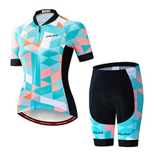 
                        
                          Muat gambar ke penampil Galeri, Women's Cycling Clothing Short Sleeve Bike Jersey Sets Bib Shorts Summer Cycling Sets Reflective
                        
                      