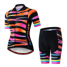 
                        
                          Muat gambar ke penampil Galeri, Women's Cycling Clothing Short Sleeve Bike Jersey Sets Bib Shorts Summer Cycling Sets Reflective
                        
                      
