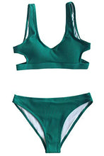 
                        
                          Cargar imagen en el visor de la galería, CUPSHE Women's Bikini Swimsuit Cutout Low Waist Two Piece Bathing Suit
                        
                      