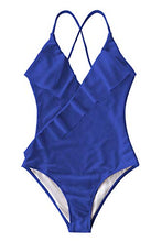 
                        
                          將圖片載入圖庫檢視器 CUPSHE Women's One Piece Swimsuit Ruffle Wrap Textured Beach Swimwear Bathing Suits
                        
                      
