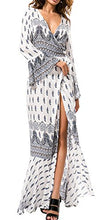 
                        
                          गैलरी व्यूवर में इमेज लोड करें, R.Vivimos Womens Summer Long Sleeve Cardigan Sexy Maxi Dresses
                        
                      