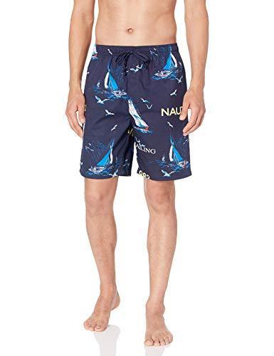 Nautica Men's Soft Woven 100% Cotton Elastic Waistband Sleep Pajama Short - JOY2ESpree