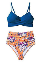 
                        
                          將圖片載入圖庫檢視器 CUPSHE Women's High Waist Bikini Swimsuit Floral Print Tie Two Piece Bathing Suit - JOY2ESpree
                        
                      
