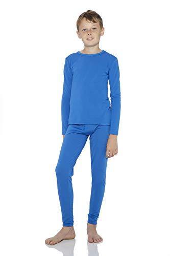 Rocky Thermal Underwear for Boys Fleece Lined Thermals Kids Base Layer Long John Set