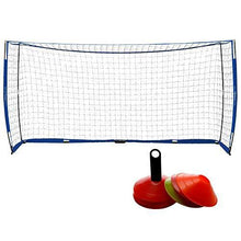 
                        
                          Muat gambar ke penampil Galeri, Pinty 12x6ft Soccer Goal, Knotless Kids' Soccer Net with 12pcs Soccer Cones Set in Multi Colors, Easy Setup Steel Poles and Portable Design - JOY2ESpree
                        
                      