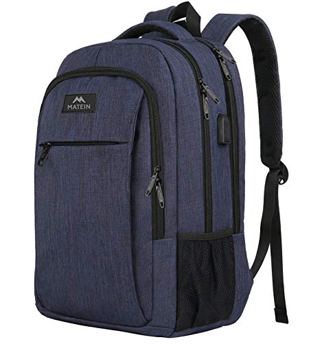 Matein Travel Laptop Backpack, Business Anti Theft Slim Durable Laptops Backpack