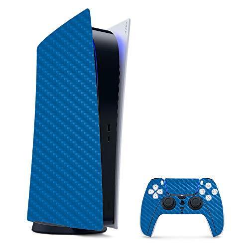 MightySkins Carbon Fiber Skin Compatible with PS5 / Playstation 5 Digital Edition Bundle - JOY2ESpree
