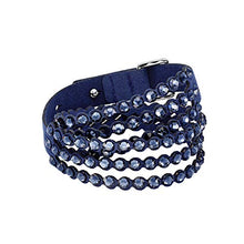 
                        
                          Cargar imagen en el visor de la galería, SWAROVSKI Women's Leather Look Crystal Power Bracelet Collection - JOY2ESpree
                        
                      
