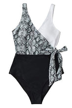 
                        
                          画像をギャラリービューアに読み込む, CUPSHE Women's One Piece Swimsuit Knotted Color Block Bathing Suit
                        
                      