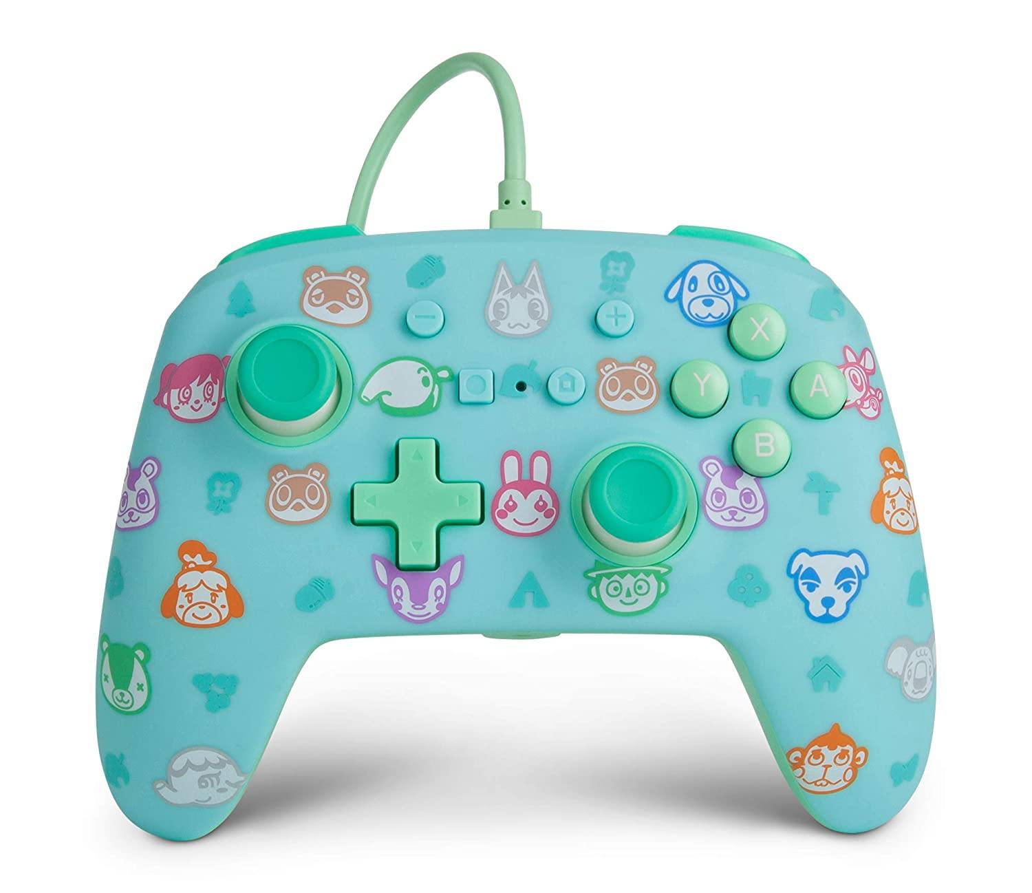 PowerA Enhanced Wired Controller for Nintendo Switch - Mario White, Gamepad, Wired Video Game Controller, Gaming Controller - Nintendo Switch - JOY2ESpree