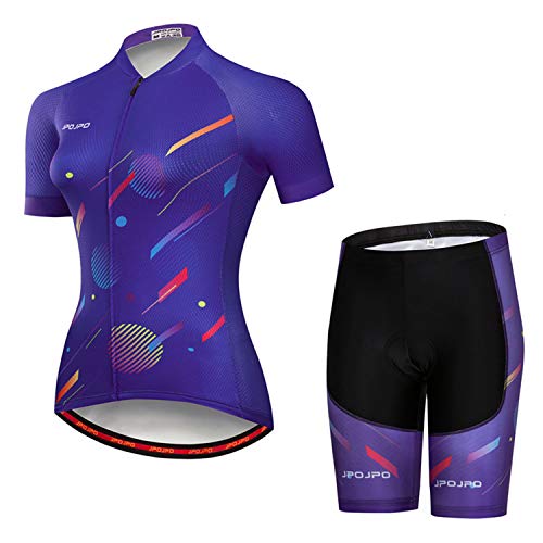 Women's Cycling Clothing Short Sleeve Bike Jersey Sets Bib Shorts Summer Cycling Sets Reflective