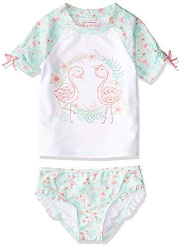 Tommy Bahama Girls' 2-Piece Rashguard and Swim Bottoms Set