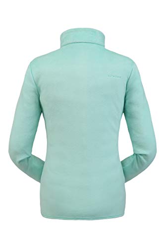 Spyder Womens Shimmer Bug Zip T-Neck