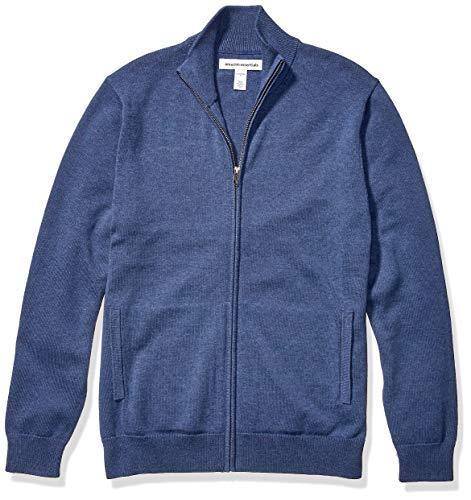 Amazon Essentials Men's Full-Zip Cotton Sweater