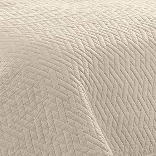 Tommy Bahama Chevron Quilt Set, Full/Queen, Pelican Gray