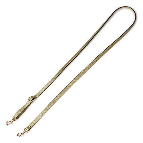 VanEnjoy Adjustable Genuine Leather Crossbody Straps Replacement - Width 1/2“, Length 25”-51”