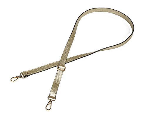 VanEnjoy Full Grain Leather Adjustable Replacement Strap for Crossbody Bag Purse, 26-51"Long 0.71"Wide