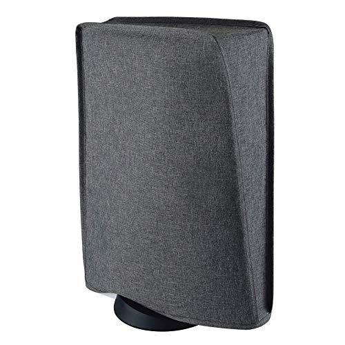 PlayVital Gray Nylon PS5 Dust Cover, Soft Neat Lining Dust Guard for DualSense 5 Console - JOY2ESpree