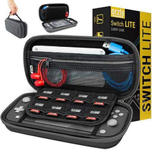 
                        
                          Cargar imagen en el visor de la galería, Orzly Case for Nintendo Switch Lite - Portable Travel Carry Case with Storage for Switch Lite Games &amp; Accessories [Turquoise Blue Edition] - JOY2ESpree
                        
                      