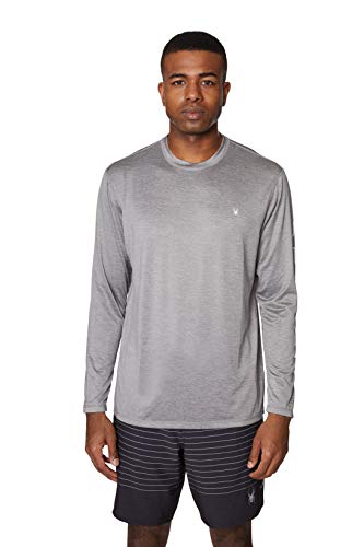 Spyder Men's Heather Long Sleeve Rashguard