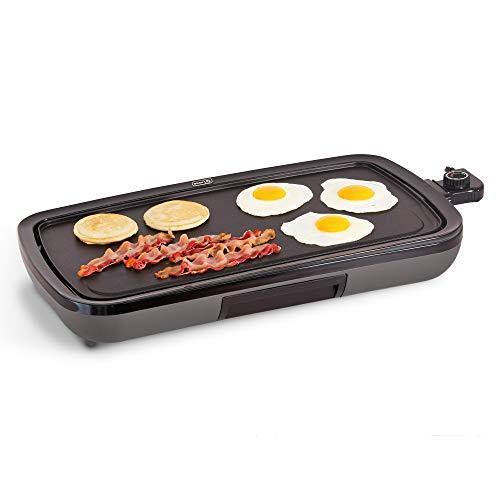 DASH DEG200GBRD01 Everyday Nonstick Electric Griddle for Pancakes, Burgers, Quesadillas, Eggs & other on the go Breakfast - JOY2ESpree